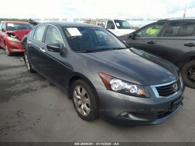 5KBCP36859B501683 - 2009 HONDA ACCORD EXL Gray photo 1