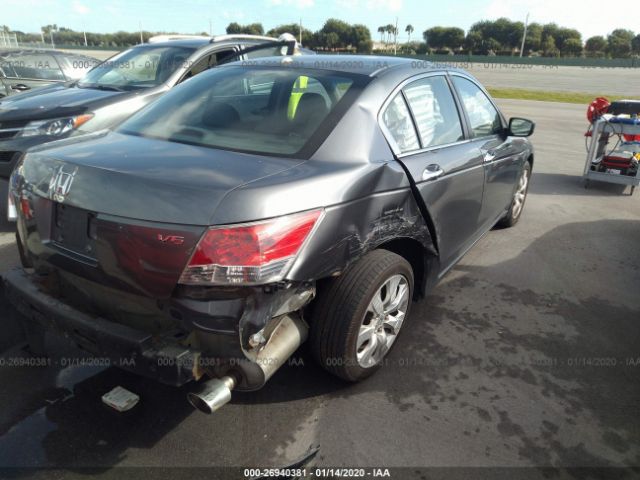 5KBCP36859B501683 - 2009 HONDA ACCORD EXL Gray photo 4