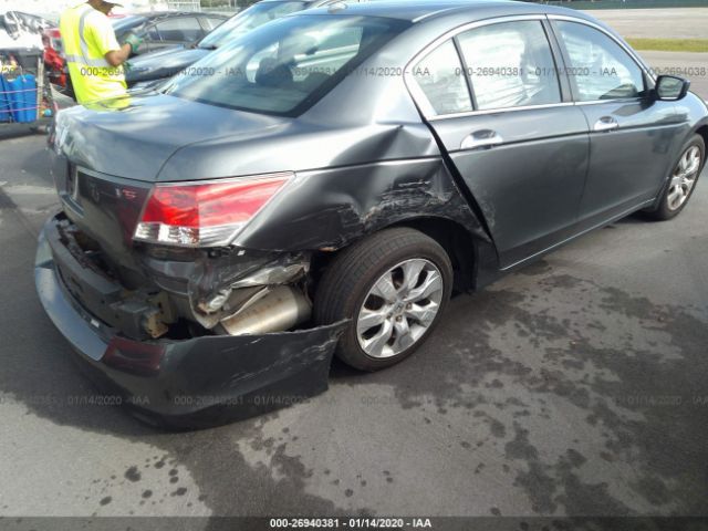 5KBCP36859B501683 - 2009 HONDA ACCORD EXL Gray photo 6