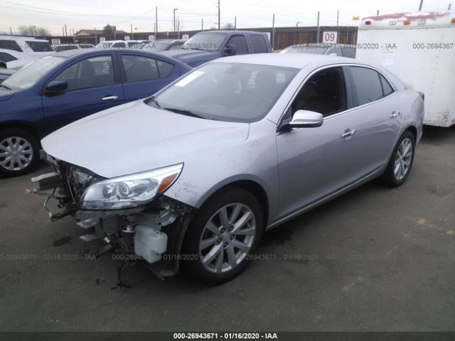 1G11E5SA3GF133571 - 2016 CHEVROLET MALIBU LIMITED LTZ Silver photo 2