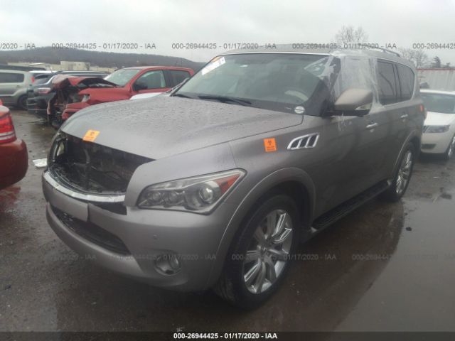 JN8AZ2NE9C9016521 - 2012 INFINITI QX56  Gray photo 2