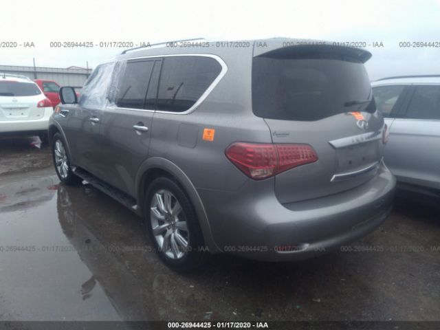 JN8AZ2NE9C9016521 - 2012 INFINITI QX56  Gray photo 3