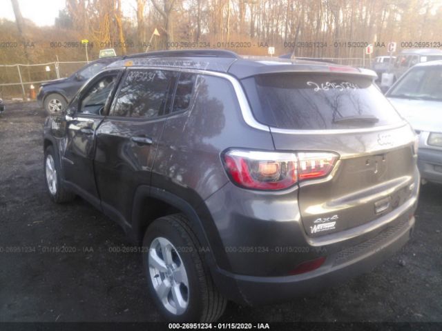 3C4NJDBB9KT683718 - 2019 JEEP COMPASS LATITUDE Pewter photo 3