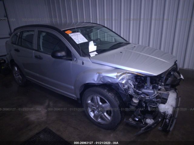 1B3HB48B17D300287 - 2007 DODGE CALIBER SXT Silver photo 1