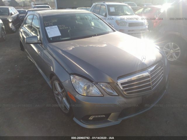 WDDHF5GB3BA349291 - 2011 MERCEDES-BENZ E 350 Gray photo 1