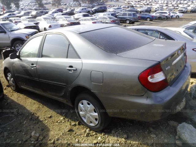 JTDBE32K730174386 - 2003 TOYOTA CAMRY LE/XLE Boz foto 3