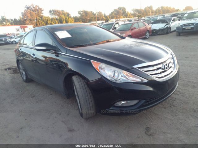 5NPEC4ACXDH691852 - 2013 HYUNDAI SONATA SE/LIMITED Black photo 1