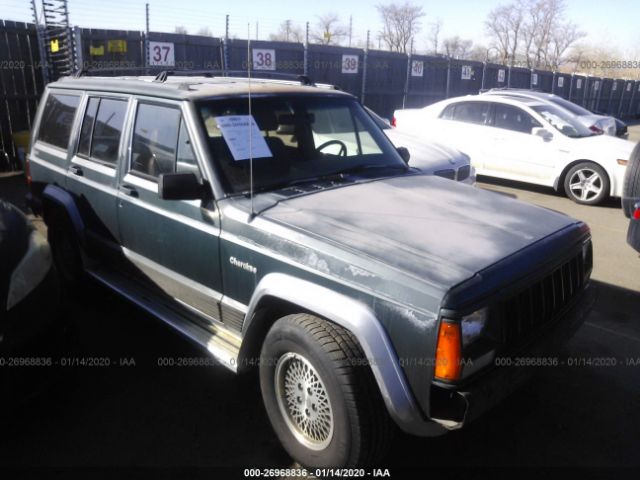 1J4FJ78SXPL601909 - 1993 JEEP CHEROKEE COUNTRY Green photo 1