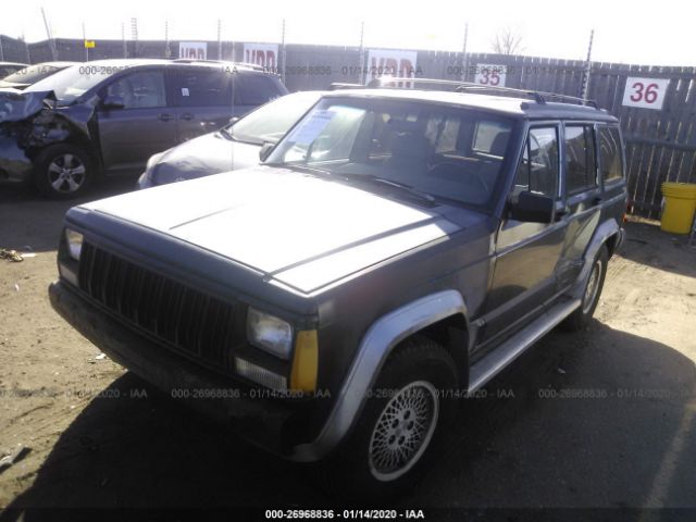 1J4FJ78SXPL601909 - 1993 JEEP CHEROKEE COUNTRY Green photo 2