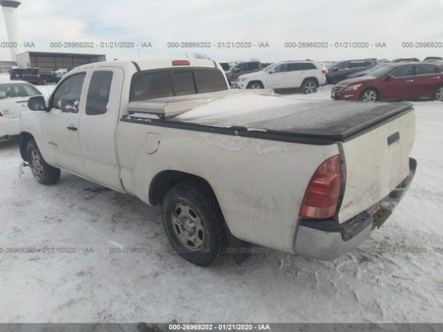 5TETX22N56Z240571 - 2006 TOYOTA TACOMA ACCESS CAB თეთრი ფოტო 3