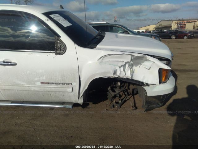 3GTP1VE05BG179510 - 2011 GMC SIERRA C1500 SLE White photo 6