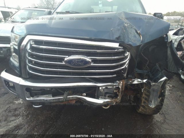 1FTFX1EF9FFB56133 - 2015 FORD F150 SUPER CAB Blue photo 10