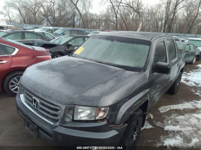 5FPYK1F20CB460512 - 2012 HONDA RIDGELINE RT Gray photo 2