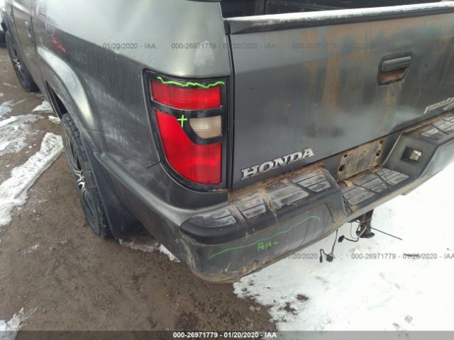 5FPYK1F20CB460512 - 2012 HONDA RIDGELINE RT Gray photo 6