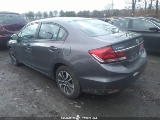 19XFB2F85FE221719 - 2015 HONDA CIVIC EX Gray photo 3