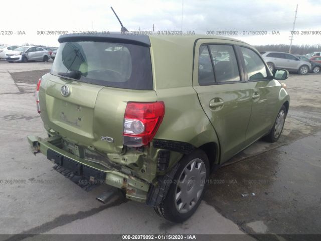 JTKKU10499J050014 - 2009 TOYOTA SCION XD  Green photo 4