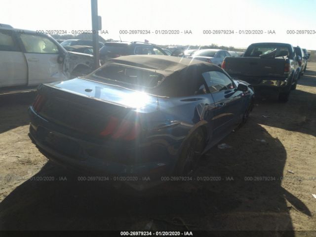 1FATP8UH7J5126776 - 2018 FORD MUSTANG  Blue photo 4