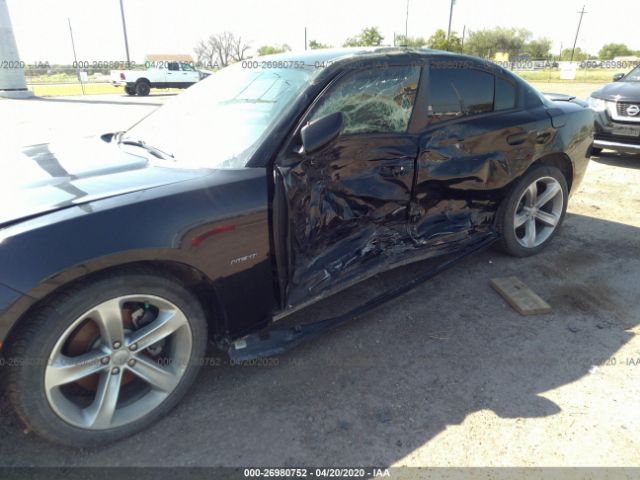 2C3CDXCT5JH244356 - 2018 DODGE CHARGER R/T Black photo 6