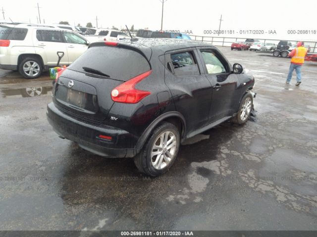 JN8AF5MR8BT012668 - 2011 NISSAN JUKE S/SV/SL Black photo 4