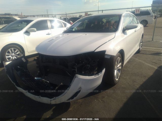 1C3CCCAB1FN613749 - 2015 CHRYSLER 200 LIMITED White photo 2