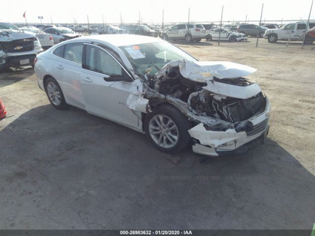 1G1ZJ5SU0GF289477 - 2016 CHEVROLET MALIBU HYBRID White photo 1