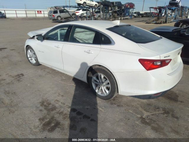 1G1ZJ5SU0GF289477 - 2016 CHEVROLET MALIBU HYBRID White photo 3