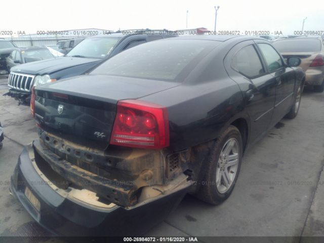 2B3KA53H16H479653 - 2006 DODGE CHARGER R/T Black photo 4