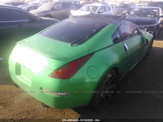 JN1AZ34D55M610973 - 2005 NISSAN 350Z COUPE Green photo 4