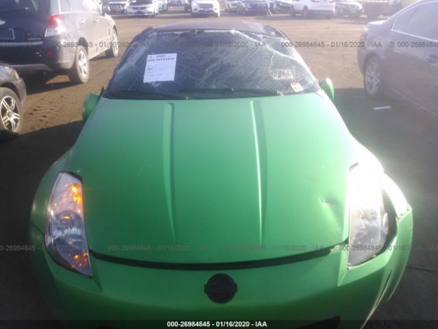 JN1AZ34D55M610973 - 2005 NISSAN 350Z COUPE Green photo 6