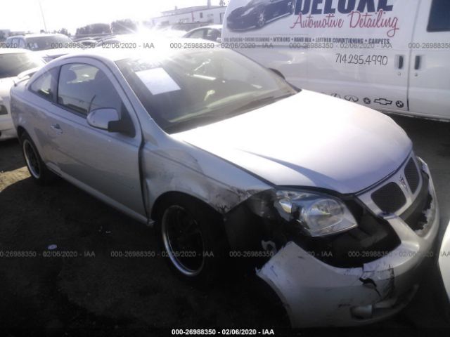 1G2AL18F777279009 - 2007 PONTIAC G5  Silver photo 1