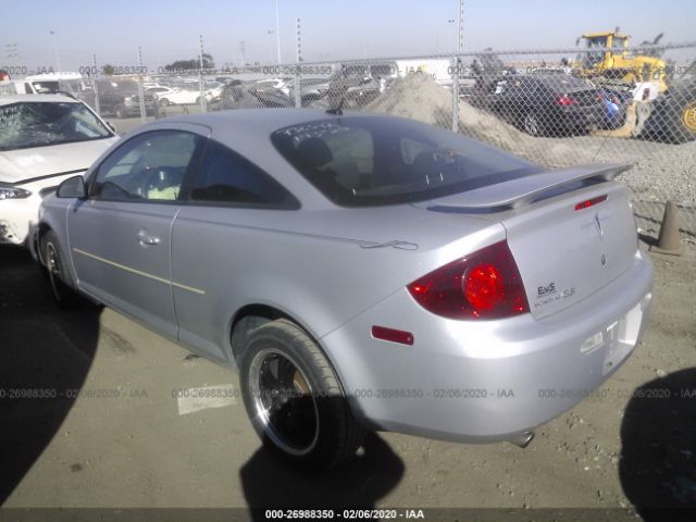 1G2AL18F777279009 - 2007 PONTIAC G5  Silver photo 3