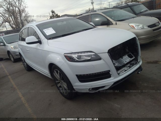 WA1VMAFE7DD006339 - 2013 AUDI Q7 PRESTIGE White photo 1