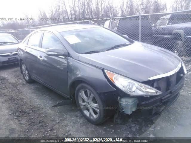 5NPEC4AC5BH127992 - 2011 HYUNDAI SONATA SE/LIMITED Gray photo 1