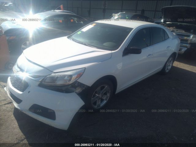 1G11A5SLXEF289231 - 2014 CHEVROLET MALIBU LS White photo 2