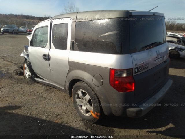 5J6YH28543L006369 - 2003 HONDA ELEMENT EX Silver photo 3