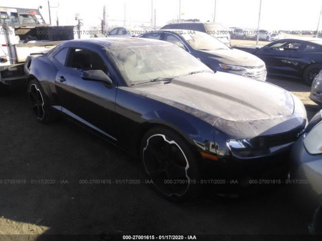 2G1FE1E39E9162994 - 2014 CHEVROLET CAMARO LS Black photo 1