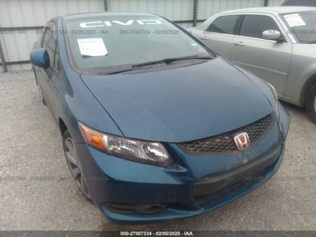 2HGFG3B59CH529612 - 2012 HONDA CIVIC LX Blue photo 1