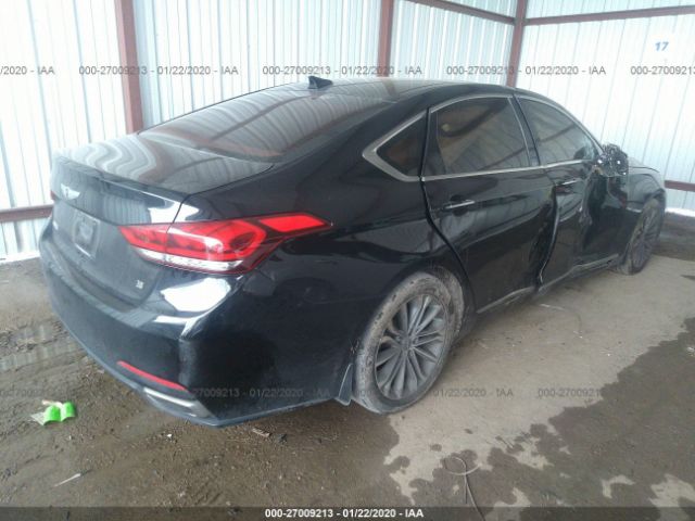 KMHGN4JE0GU126911 - 2016 HYUNDAI GENESIS 3.8L Black photo 4