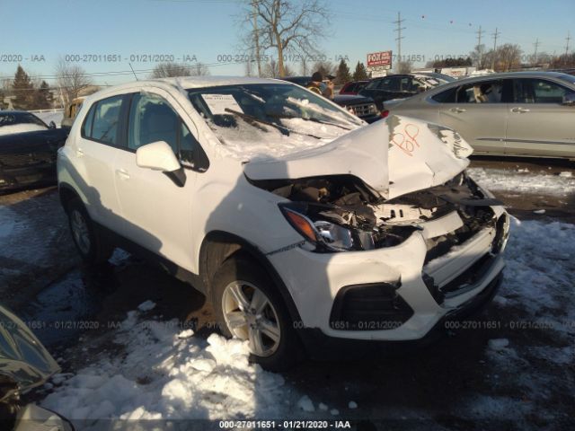 KL7CJNSB8HB237404 - 2017 CHEVROLET TRAX LS White photo 1