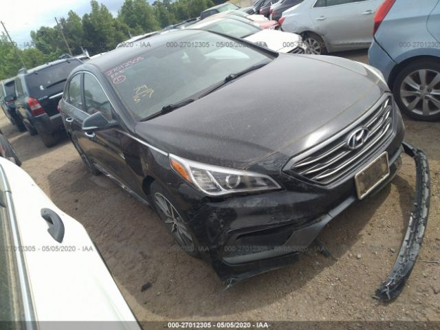 5NPE34AB7FH152163 - 2015 HYUNDAI SONATA SPORT/LIMITED Black photo 1