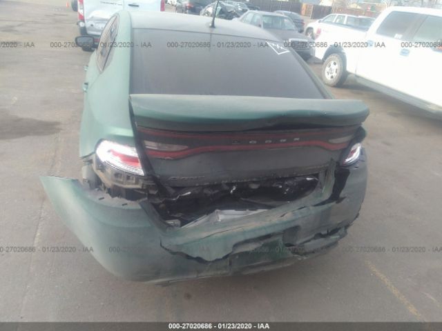 1C3CDFBB3FD278903 - 2015 DODGE DART SXT Green photo 6