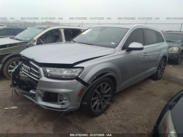 WA1LAAF77HD058691 - 2017 AUDI Q7 PREMIUM PLUS Silver photo 2