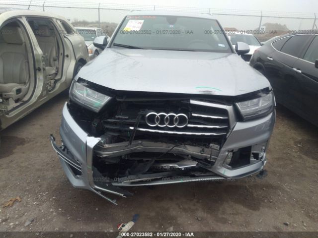 WA1LAAF77HD058691 - 2017 AUDI Q7 PREMIUM PLUS Silver photo 6