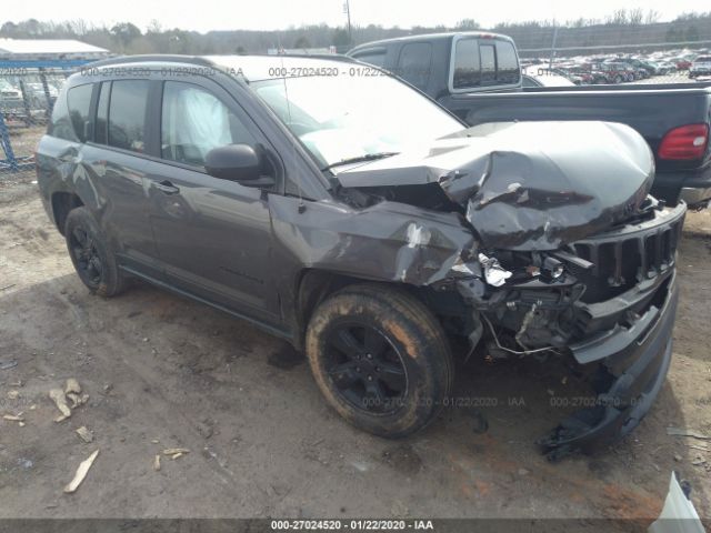 1C4NJCEA8GD666242 - 2016 JEEP COMPASS LATITUDE Black photo 1