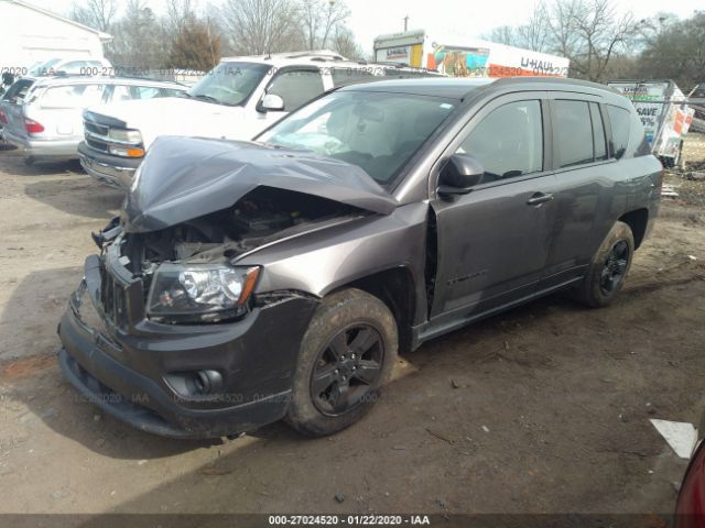 1C4NJCEA8GD666242 - 2016 JEEP COMPASS LATITUDE Black photo 2