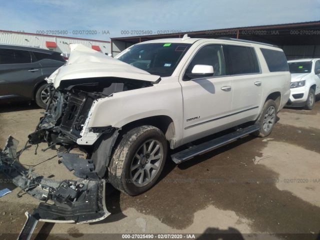 1GKS2JKJ4FR621684 - 2015 GMC YUKON XL DENALI White photo 2