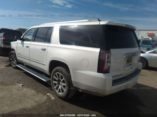 1GKS2JKJ4FR621684 - 2015 GMC YUKON XL DENALI White photo 3