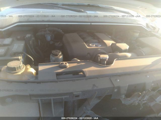 5N3AA08C95N805475 - 2005 INFINITI QX56  White photo 10