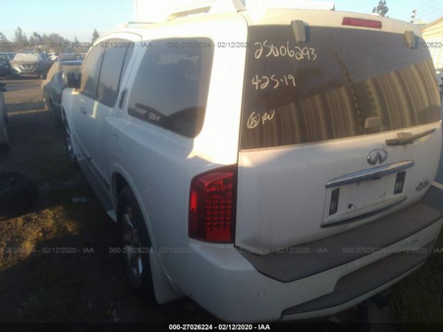 5N3AA08C95N805475 - 2005 INFINITI QX56  White photo 3