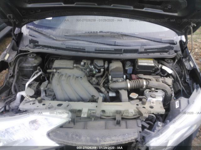 3N1CE2CPXFL405476 - 2015 NISSAN VERSA NOTE S/S PLUS/SV/SL/SR Black photo 10